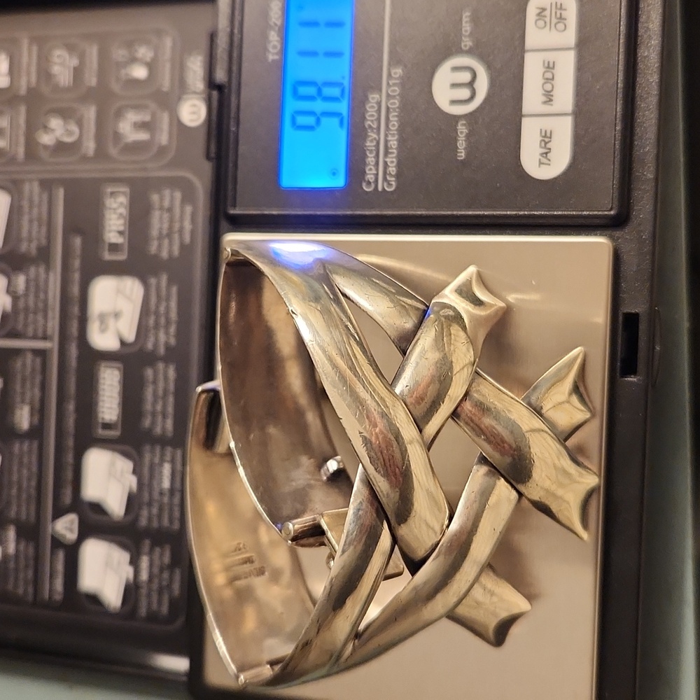 Stun...ning....Taxco Silver 925 Bracelet - Picture 7 of 7
